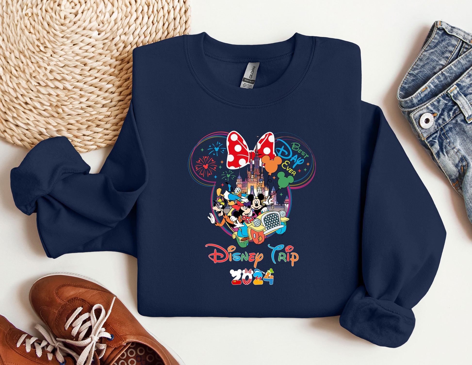 a mickey mouse shirt with a mickey mouse on it