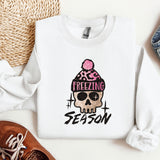 Freezing Season Christmas Sweatshirt, Freezing Winter Sweatshirt, Mom Sweatshirt, Women's Sweatshirts, Unisex Sweatshirts, Xmas Gift for her