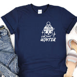 a t - shirt that says not afraid for winter