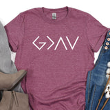 a t - shirt with the word vag printed on it