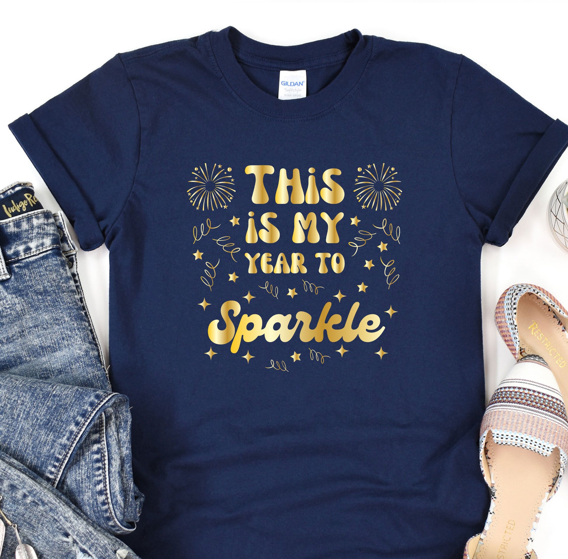 this is my year to sparkle t - shirt