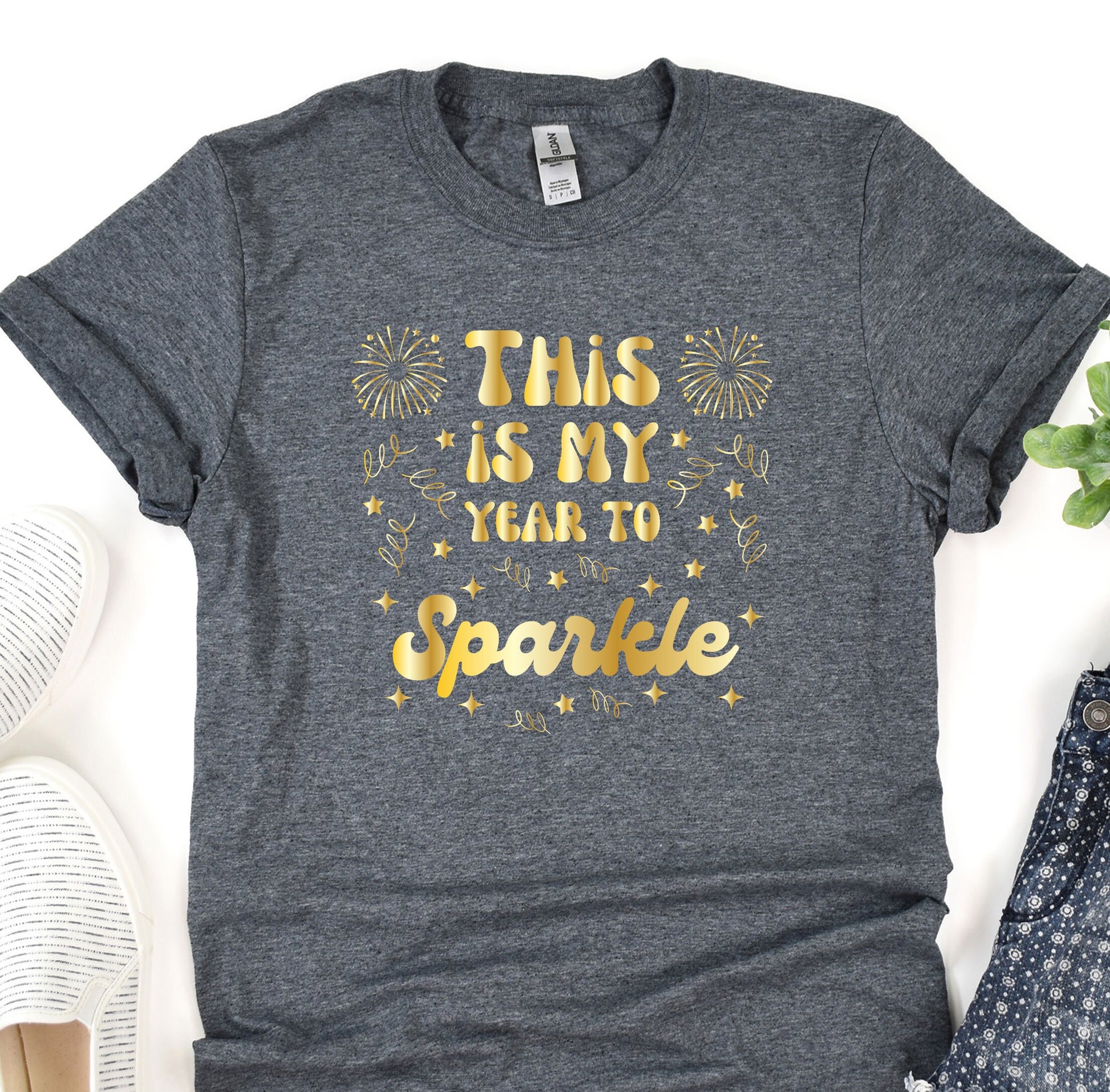 this is my year to sparkle t - shirt