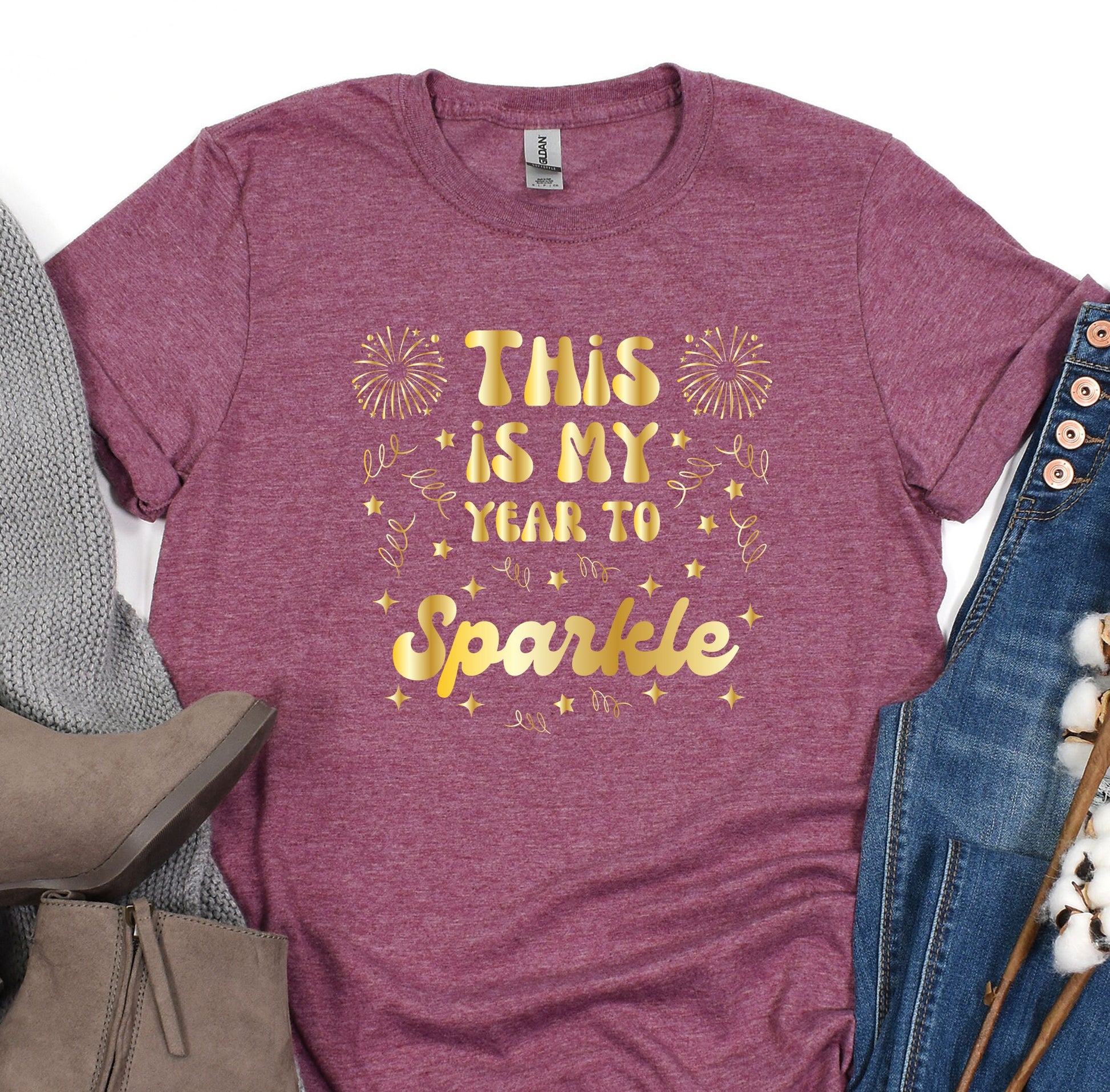 this is my year to sparkle t - shirt