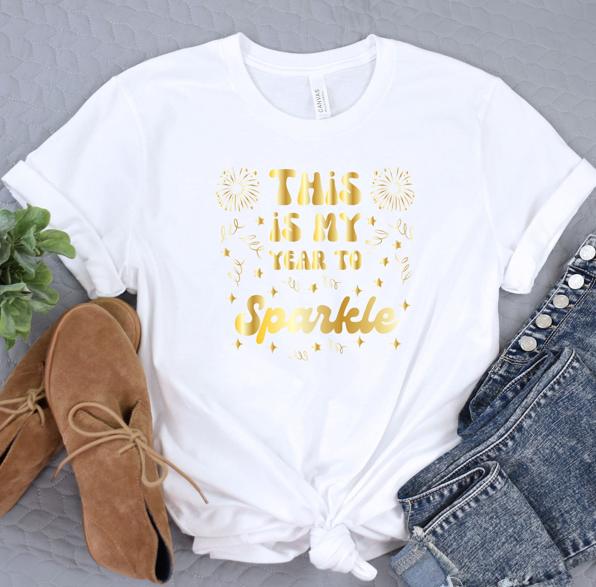 this is my year to sparkle t - shirt