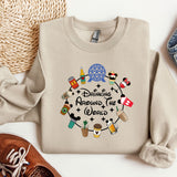 a sweater that says drinking around the world