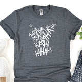 a t - shirt with the words all hail written on it