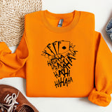 an orange shirt with a picture of a man's face on it