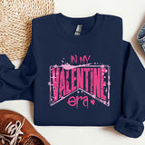 a blue sweatshirt with the words'n my valentine era on it