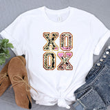 XOXO Patch Valentines Day Shirt, Valentine's Day Tee, Valentine T-Shirt, Heart Sweater Love Shirt, Unique Gift for Her, Valentines Day Gift