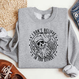 a sweater with a skull and a star on it
