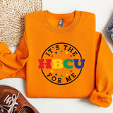 an orange shirt with the words hbcu for me on it