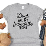 a t - shirt that says dogs are my favorite people