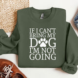 a green sweatshirt with a dog's paw on it