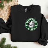 a black sweatshirt with a starbucks logo on it
