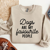 Dogs Are My Favorite People Sweatshirt, Dog Sweatshirt, Dog Hoodie, Dog Mom Sweatshirt, Dog Lover Shirt, Dog Dad Crewneck, Animal Lover Gift