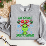 the grin is my spirit animal christmas sweatshirt