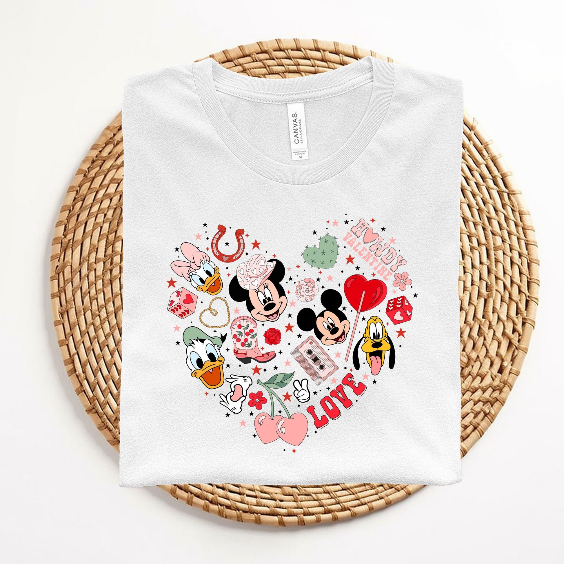 a t - shirt with a mickey mouse design on it