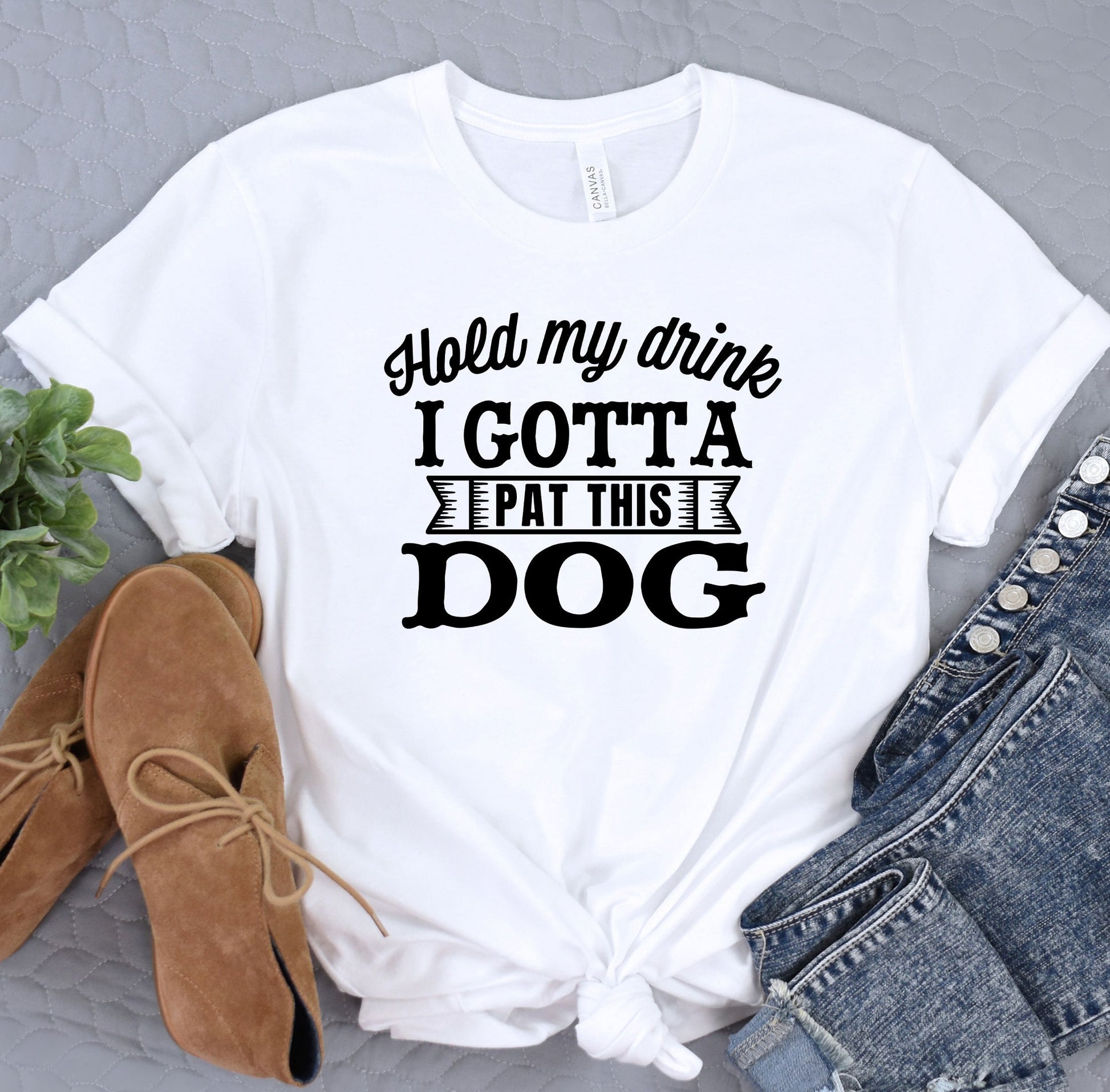 a white t - shirt that says, stop my wife i gota eat this