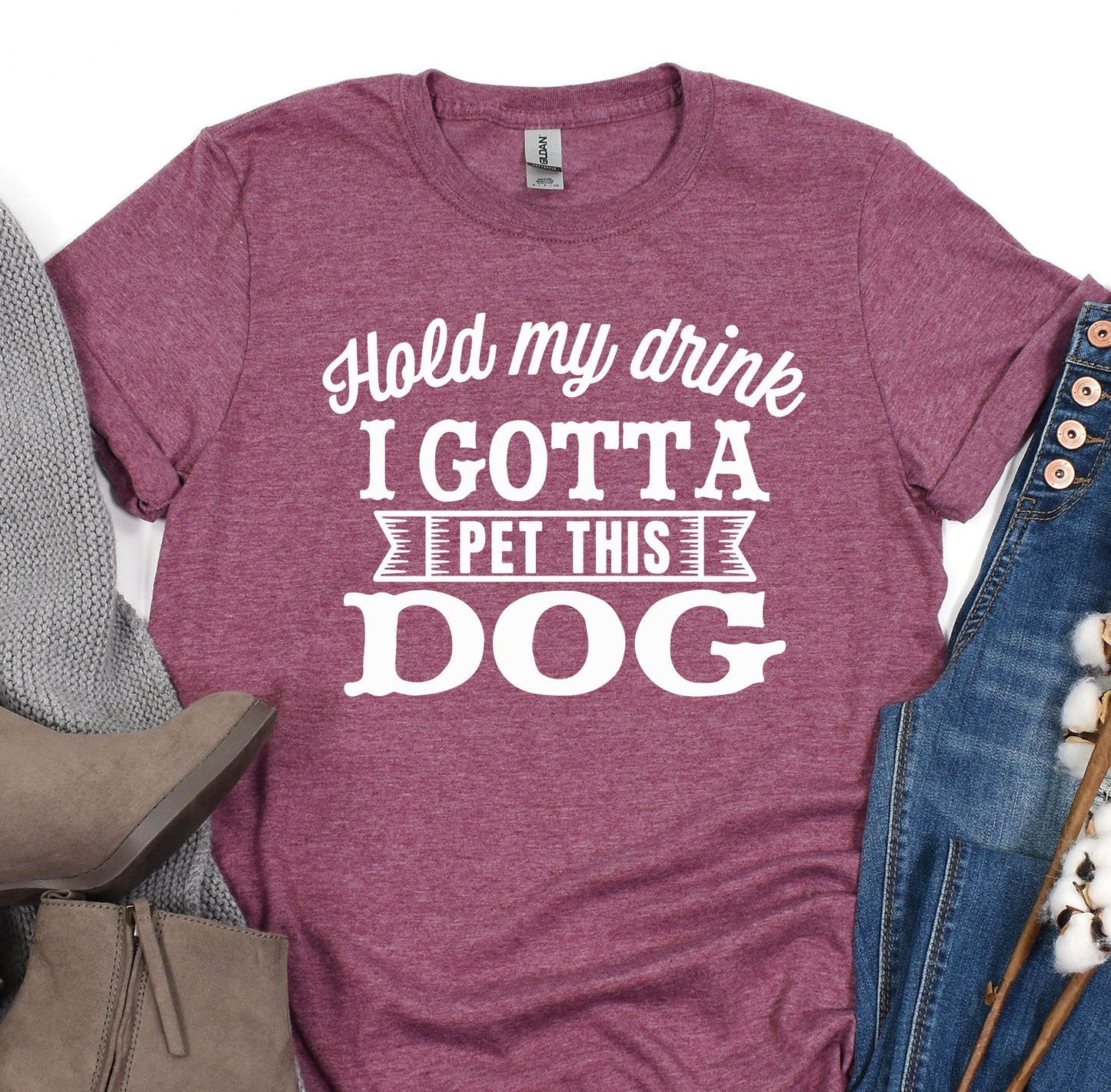 a t - shirt that says i gota pet this dog