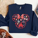 a sweatshirt with a mickey mouse design on it