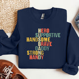 a sweatshirt with the words hero on it