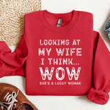 a red shirt with a slogan on it