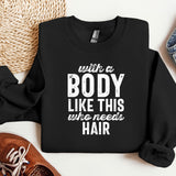 a black sweatshirt with white writing on it next to a pair of shoes