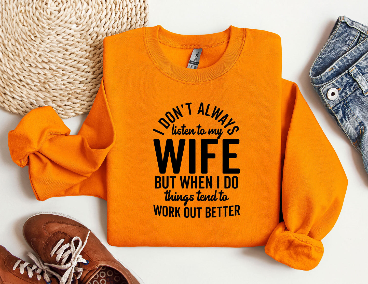 an orange shirt with a message on it