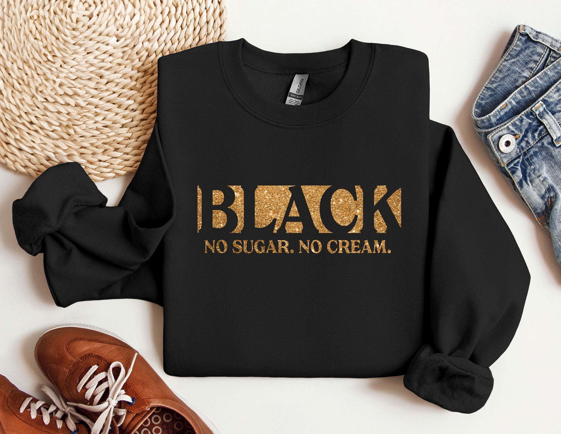 Black History Sweatshirt, No Sugar No Cream Hoodie, MLK Black History Month Crewneck, Black Lives Matter Sweatshirt, Civil Rights Sweatshirt