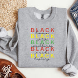 a sweatshirt with the words black is the new black on it