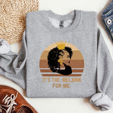 a sweatshirt with a picture of a woman wearing a crown