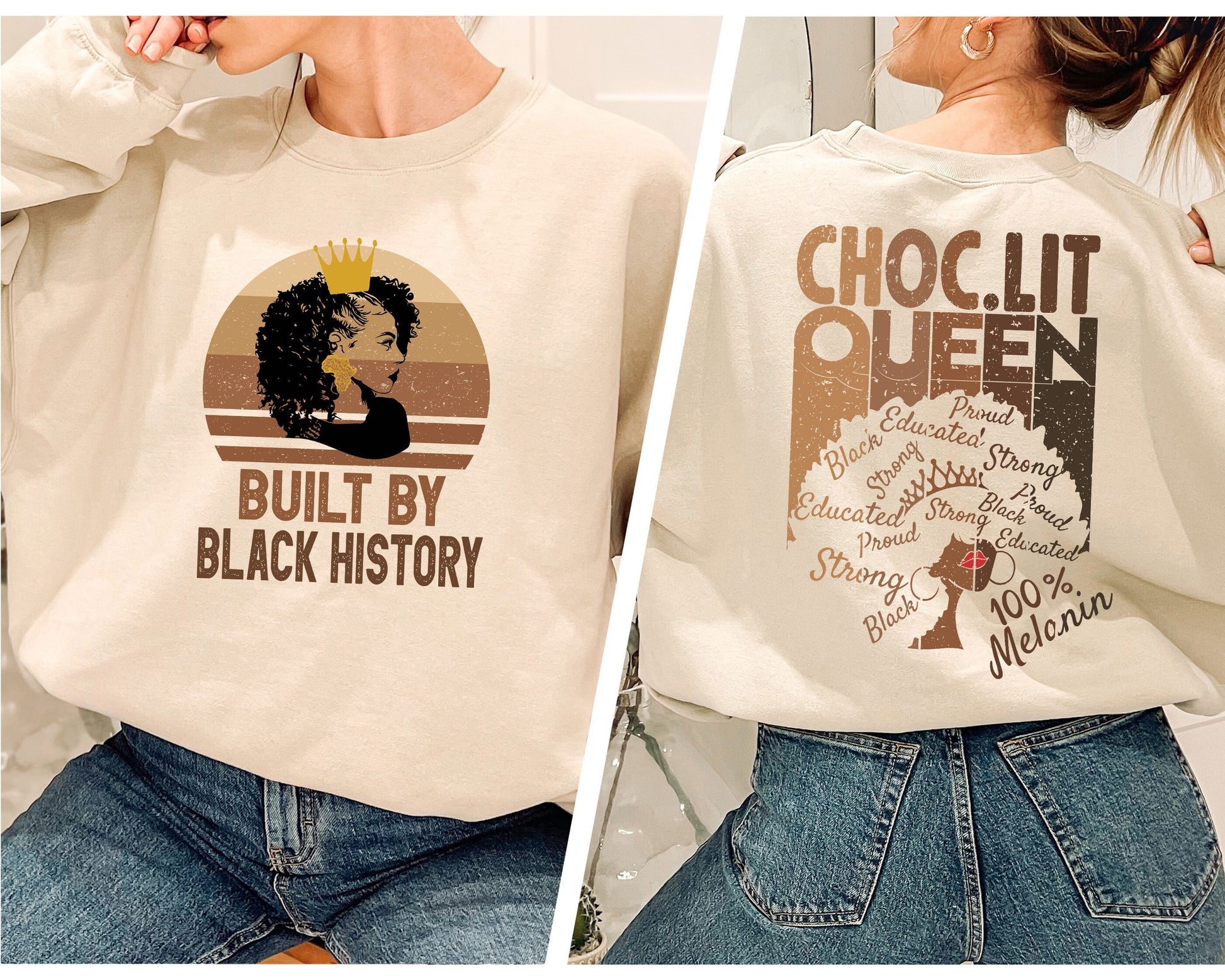 Built By Black History Sweatshirt, Black History Month Sweatshirt, MLK Crewneck, Black Lives Matter Sweatshirt, Civil Rights Hoodie