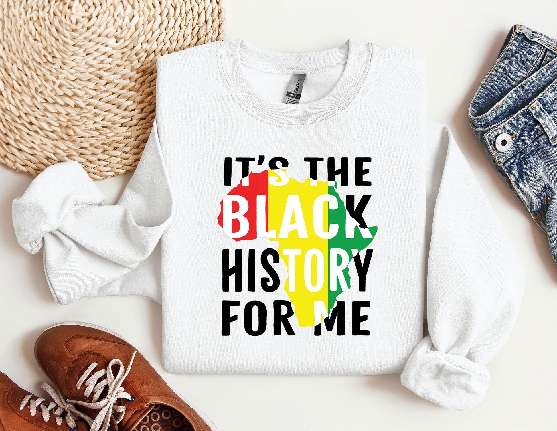 it&#39;s the black history for me sweatshirt