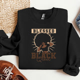 a black shirt with a picture of a woman on it