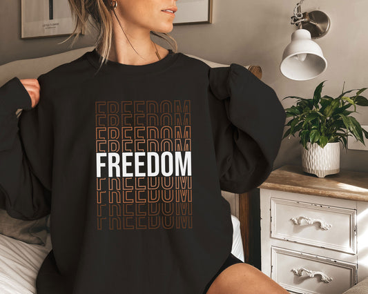 Black History Sweatshirt, MLK Black History Month Freedom Hoodie, Black History Month Gifts, Black Lives Matter Sweat, Civil Rights Crewneck