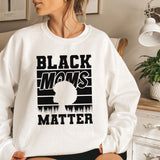 Black Moms Matter Sweatshirt, MLK Black History Month Gift Hoodie, Black Lives Matter Sweatshirt, Black Culture Sweat, Afro Women Crewneck