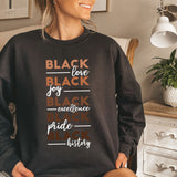 Black History Sweatshirt, MLK Black History Month Crewneck, Black History Month Gifts, Black Lives Matter Sweatshirt, Civil Rights Hoodie