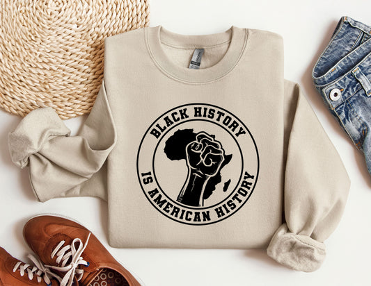 Black History Is American History Sweatshirt, MLK Black History Month Crewneck, Black History Month Gifts, Black Lives Matter Hoodie