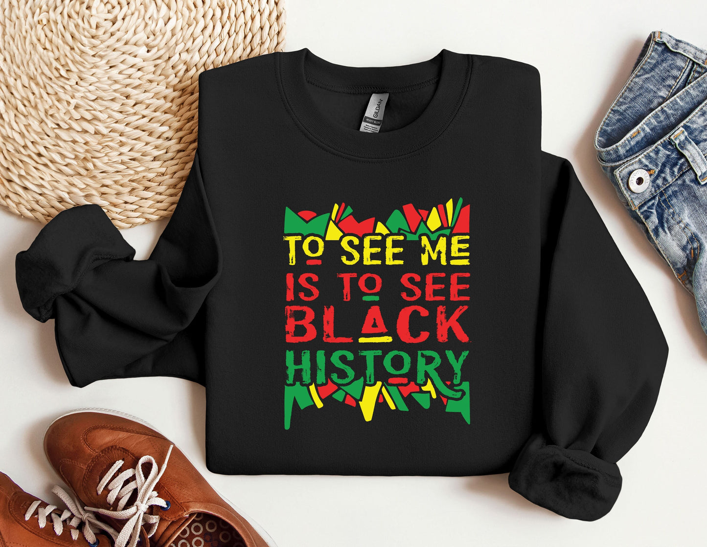 To See Me Is To See Black History Sweatshirt, Black History Month Gift Hoodie, Black Lives Matter Crewneck, Black Culture Hoodie, Afro Women