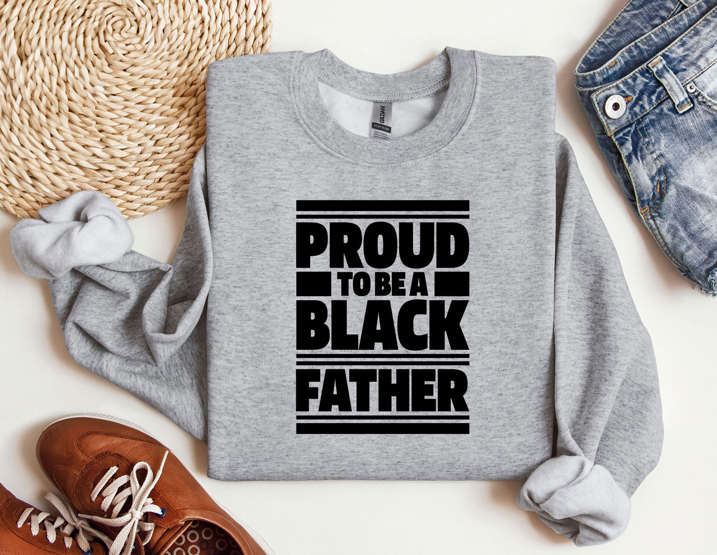 a sweatshirt that says proud to be a black father