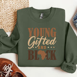 Black History Sweatshirt, MLK Black History Month Sweatshirt, Young Gifted And Black, Black Lives Matter Hoodie, Civil Rights Crewneck