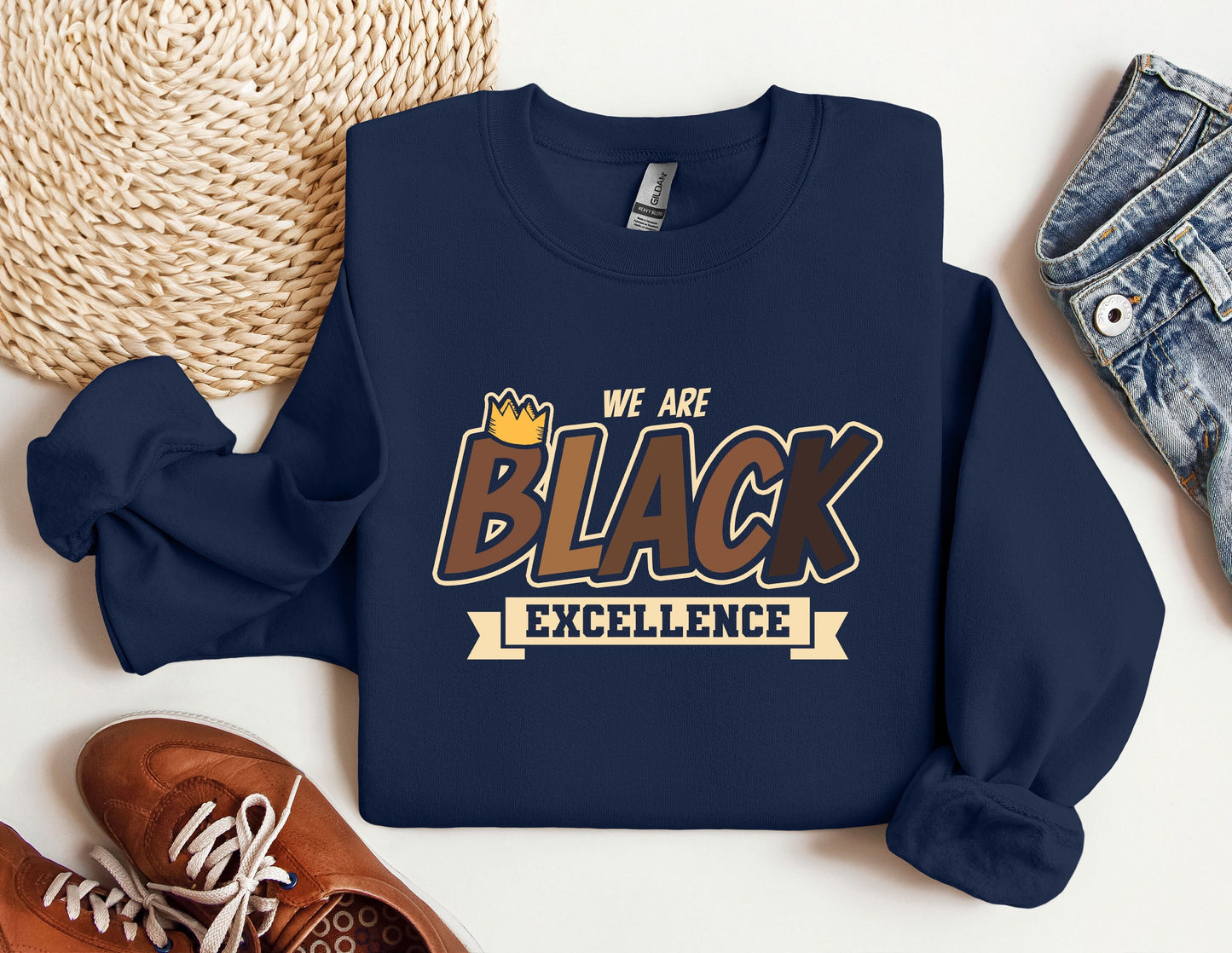 We Are Black Excellence Sweatshirt, MLK Black History Month Hoodie, Black History Month Gifts, Black Lives Matter Crewneck, Civil Rights