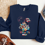 a sweatshirt with a mickey mouse design on it