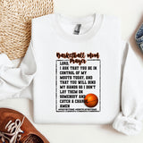 a t - shirt that says basketball mom i like that you're in control