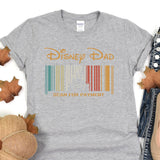 a t - shirt that says disney dad scan for payment