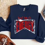 a sweatshirt with the words energy on it
