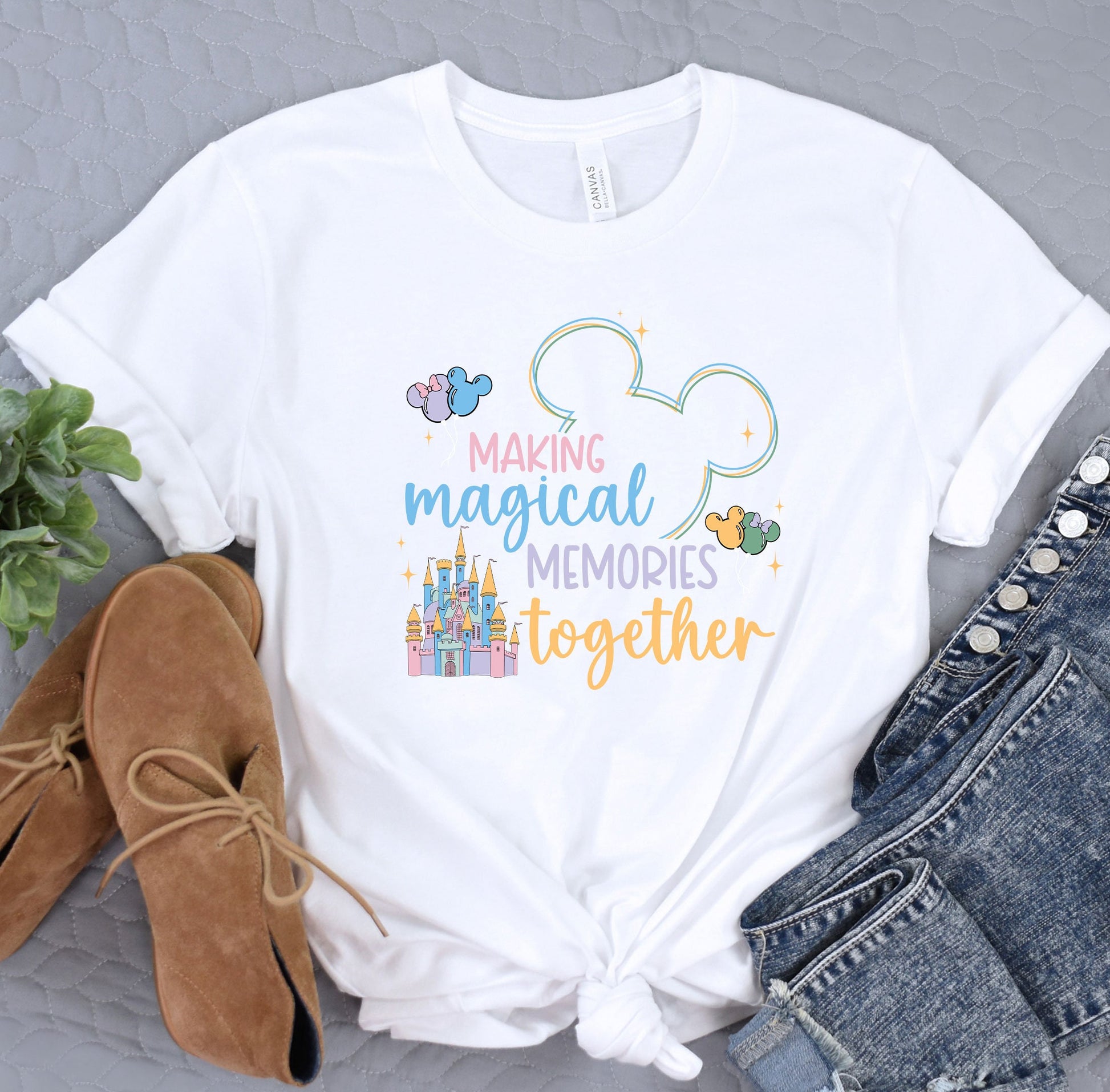 a t - shirt that says making magical memories together