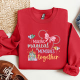 a red shirt that says making magical memories together