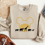 a sweater with a mickey mouse design on it