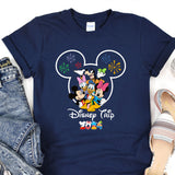 a mickey mouse t - shirt with mickey and friends on it